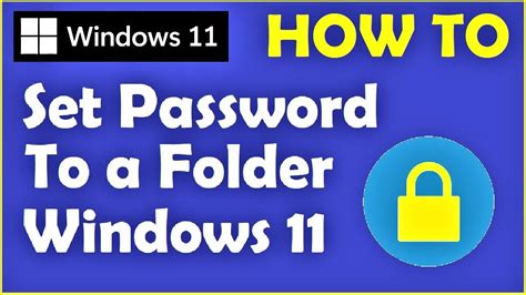 How To Lock Folder In Windows 11 LOCK FOLDERS IN WINDOWS