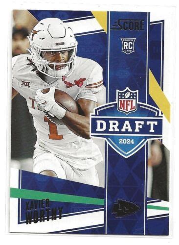 Panini Score Xavier Worthy Nfl Draft Rookie Card Ebay