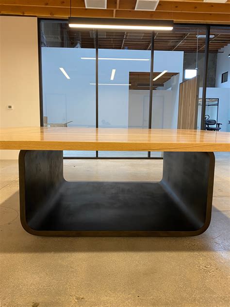 Industrial Steel Conference Table, Custom Conference Table - Etsy