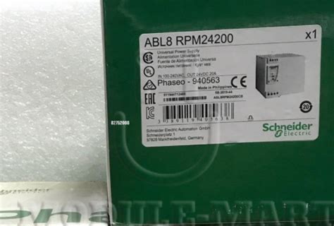 New Schneider Switching Power Supply Abl Rpm Pcs Ebay