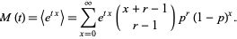 Negative Binomial Distribution From Wolfram MathWorld