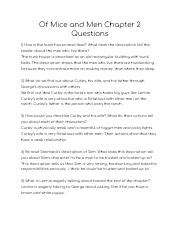 Of Mice And Men Chapter Questions Gurlal Handa Pdf Of Mice And Men