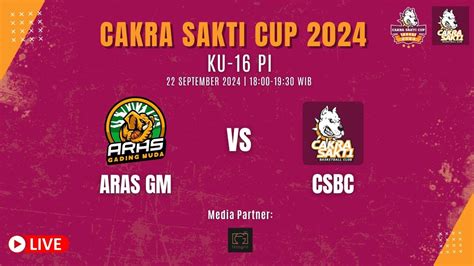 Cakra Sakti Cup Aras Gm Vs Csbc Ku Putri Youtube