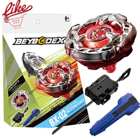 Beyblade X BX 02 Hells Scythe 4 60T Beyblade Xtreme With Launcher Grip