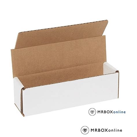 9x3x3 White Die Cut Mailers Corrugated Cardboard Boxes Mrboxonline