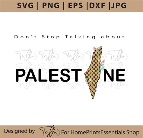 Palestine Keffiyeh Map Clipart Gaza Cricut Png Kufeya Svg Cricut