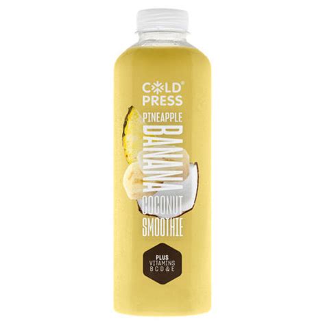 Coldpress Pineapple Coconut And Banana Smoothie 750ml We Get Any Stock