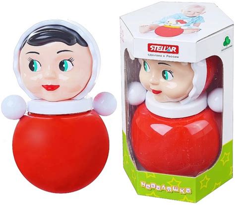 Неваляшка для малышей Настенька, 18 см купить на OZON по низкой цене ...