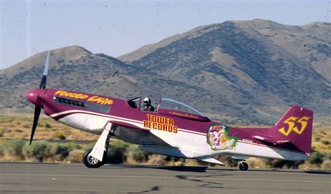 P51 Racer At Reno Reno Air Races Mustang P51 Mustang