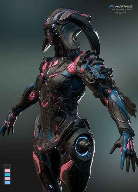 Artstation Warframe Ivara Youkai Alessandro Sarritzu Warframe