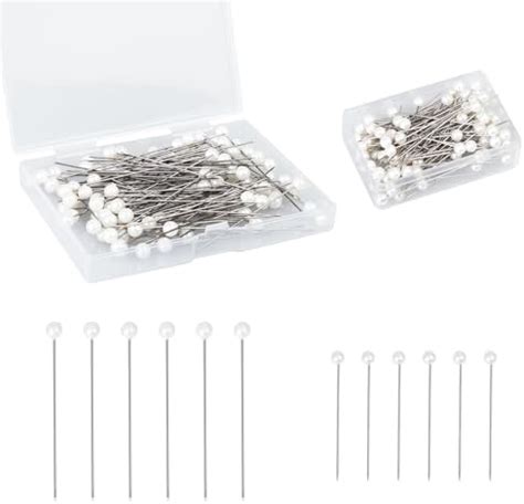 Roosea 200 Pcs Pearl Pins For Flowers Wedding Pins Sewing Pins 6 5 Cm 4