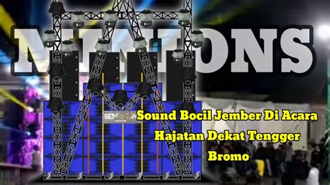 Sound Bocil Minions Audio Jember Hajatan Subwoofer Full Lighting