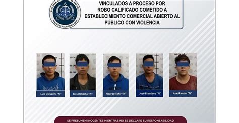 Prisión Preventiva A 5 Jóvenes Por Robo Con Violencia A Oxxo En Villas