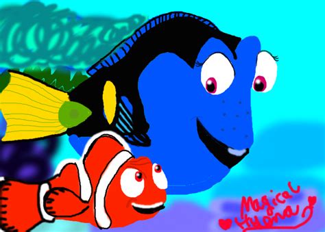 Marlin and Dory by MagicalHyena-FanArt on DeviantArt