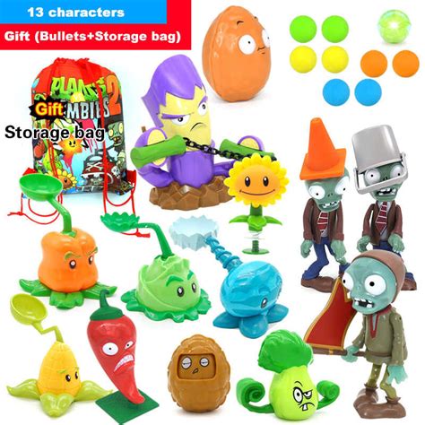 Plants Vs Zombies 2 PVZ Toy Sound Light Conehead Buckethead Peasant