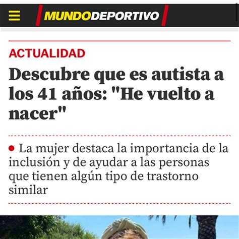 Medios De Comunicaci N Mujer Y Autista Sara Codina