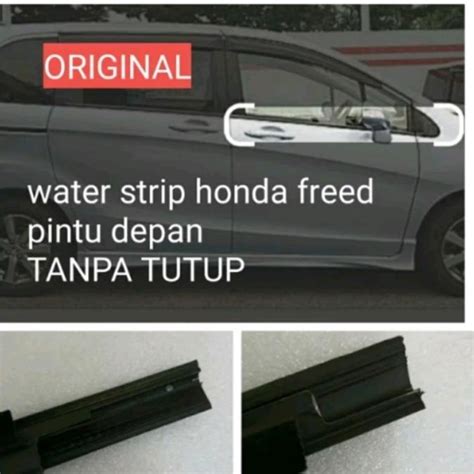 Jual Pelipit Kaca Luar Water Strip Honda Freed Depan Tanpa Tutup