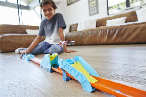 Mattel Hot Wheels Track Builder Βασικά Εξαρτήματα Πίστας Unlimited Long Jump GLC toysfirst gr