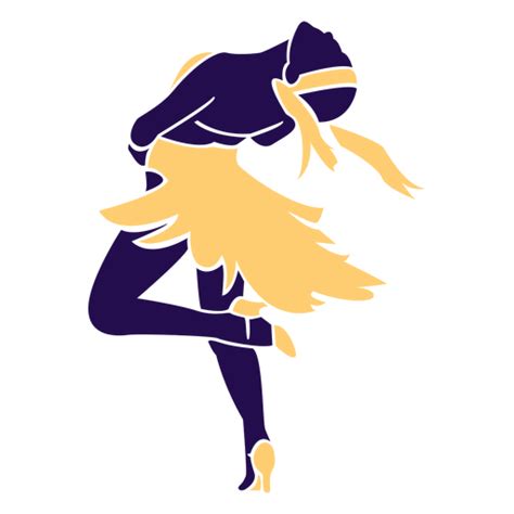 Design Png E Svg De Dança Pose Senhora Silhueta Swing Para Camisetas