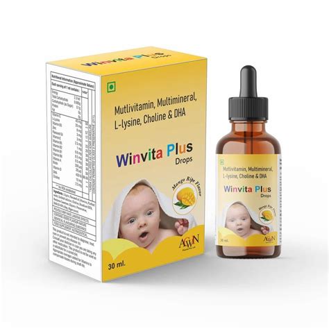 Multivitamin Multimineral And L Lysine Drops Packaging Size Ml At