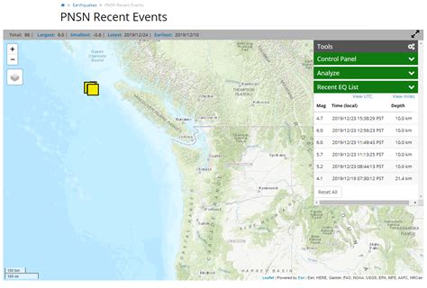 Earthquake cluster rumbles off Vancouver Island | KAFE 104.1