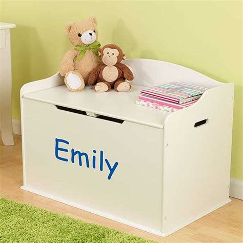 Personalized Wooden Toy Boxes - Vanilla - Kids Gifts