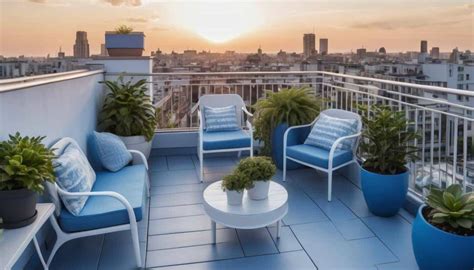 The Most Beautiful Blue Rooftop Balconies Inspiring Outdoor Spaces