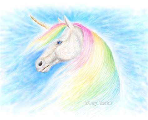 Art And Lore How To Draw A Rainbow Unicorn