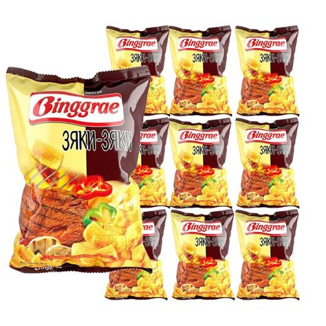 Чипсы Binggrae Зяки-Зяки (10 шт. по 50 г), Россия - купить с доставкой ...