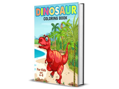 Kids coloring book cover design with custom coloring interior pages ...