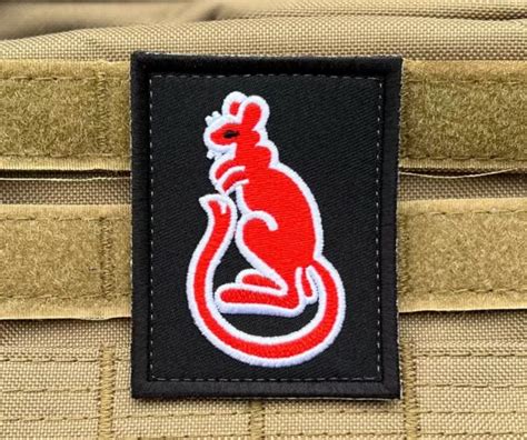 BRITISH ARMY 7TH Armored Brigade Desert Rats Patch Jerboa WW2 Military