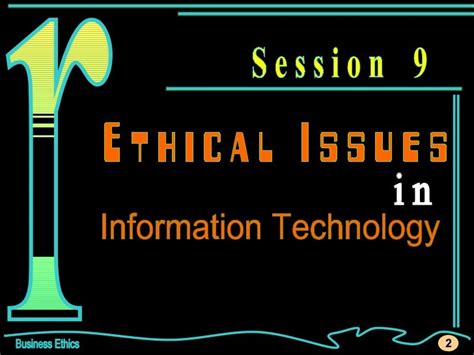 Ethical Issues In Ict