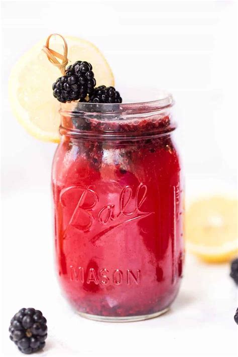 Sparkling Blackberry Lemonade Simply Quinoa