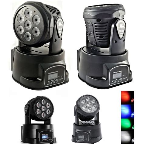 Proiettore LED RGB Testa Rotante 360 Luci BEAM Disco Mobile Motore