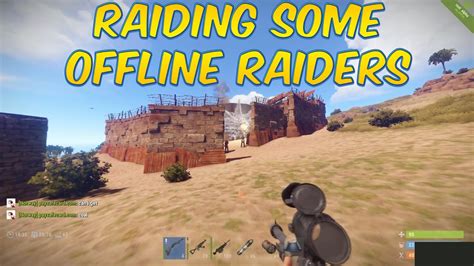 Rust Raiding Some Offline Raiders Online Raid Youtube