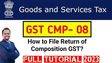 Gst Composition Return Filing Gst Cmp Return Filing