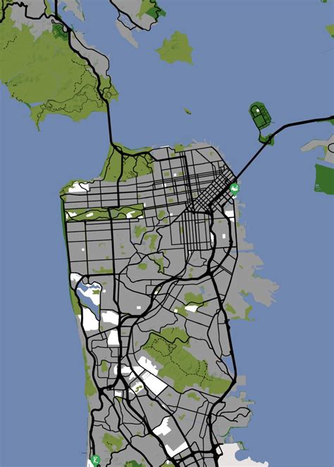 Map Of City Map San Francisco ǀ Maps Of All Cities And Countries For