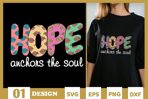 Christian Hope Anchors The Soul Svg Graphic By Skinite Creative Fabrica