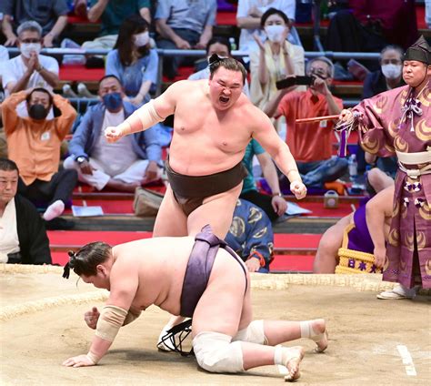 照ノ富士の横綱昇進が事実上決定 V逸も審判部が理事会開催を要請 大相撲写真ニュース 日刊スポーツ