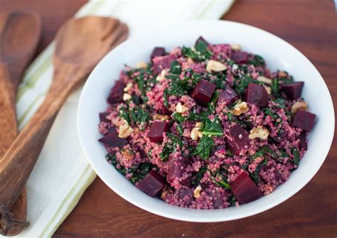 Roasted Beet Quinoa Salad With Citrus Za Atar Viniagrette Farmbelly