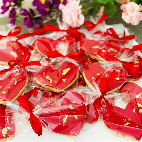 Heart Cookies Flair Cake Boutique