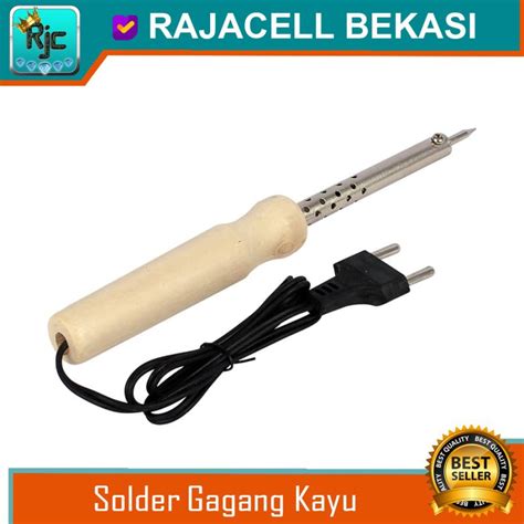 Jual Solder Listrik W W Soldering Iron Repair Tools Gagang Kayu