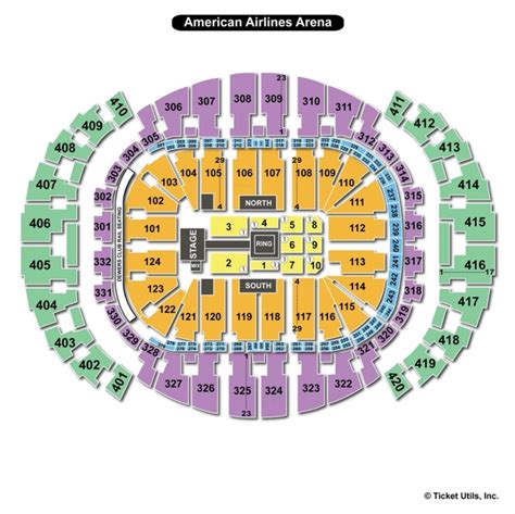 Americanairlines Arena Miami Fl Seating Chart View