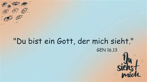 Du Siehst Mich Lied Zur Jahreslosung 2023 Ev Kirchengemeinde Pulheim