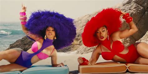 Cardi B & Megan Thee Stallion Hit The Beach For ‘Bongos’ Music Video ...