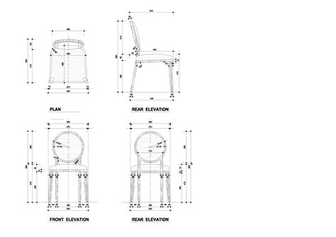 CHAIR-49 - CAD Files, DWG files, Plans and Details