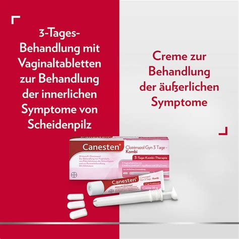 Canesten Clotrimazol Gyn Tage Kombi Therapie Zur Behandlung Von