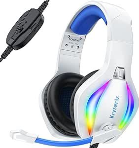 Krysenix RGB Gaming Headset For PS4 PC Xbox Nintendo Switch PS5