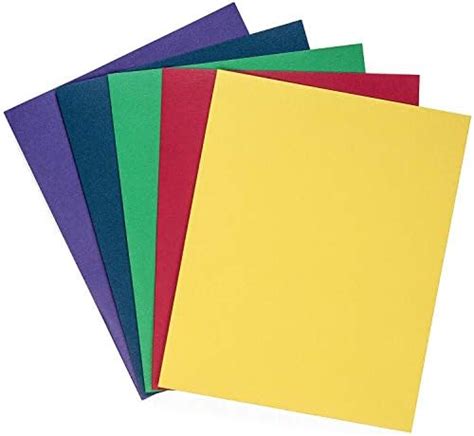 Blue Summit Supplies 25 Two Pocket Folders Designed For