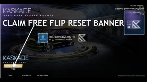 How To Claim Free Kaskade Banner In Rocket League Hurry Youtube